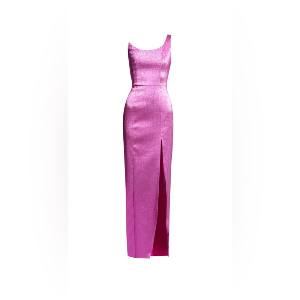 Black Halo Spice Sleeveless Fuchsia Gown, Size 0, Never Worn